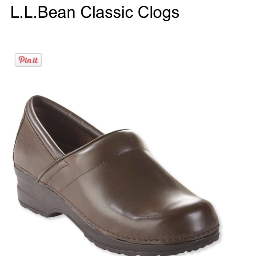 LLBean Classic Leather Clogs